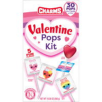 Charms Pops Valentine Box Kit - 30 Each